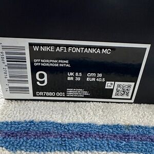 Nike AF1 Fontanka MC in Black and Pink